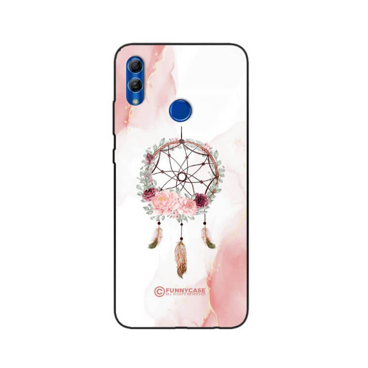 ETUI BLACK CASE GLASS NA TELEFON HUAWEI HONOR 10 LITE ŁAPACZ SNÓW BOHO