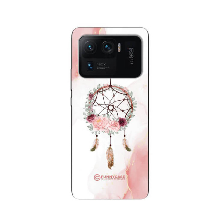 ETUI BLACK CASE GLASS NA TELEFON XIAOMI Mi 11 ULTRA ŁAPACZ SNÓW BOHO