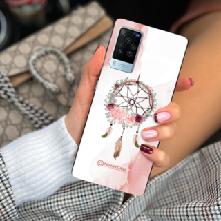 ETUI BLACK CASE GLASS NA TELEFON VIVO X60 PRO ŁAPACZ SNÓW BOHO