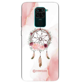 ETUI BLACK CASE GLASS NA TELEFON XIAOMI REDMI NOTE 9 / 10X 4G ŁAPACZ SNÓW BOHO