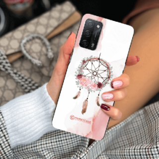 ETUI BLACK CASE GLASS NA TELEFON OPPO A55 ŁAPACZ SNÓW BOHO