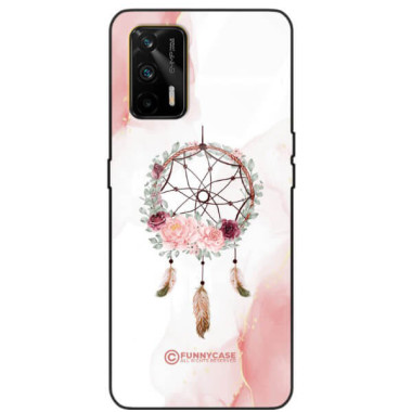 ETUI BLACK CASE GLASS NA TELEFON REALME GT ŁAPACZ SNÓW BOHO