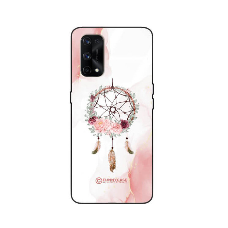 ETUI BLACK CASE GLASS NA TELEFON REALME X7 PRO ŁAPACZ SNÓW BOHO