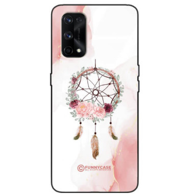 ETUI BLACK CASE GLASS NA TELEFON REALME X7 PRO ŁAPACZ SNÓW BOHO