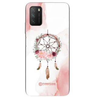 ETUI BLACK CASE GLASS NA TELEFON XIAOMI POCO M3 ŁAPACZ SNÓW BOHO