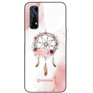 ETUI BLACK CASE GLASS NA TELEFON REALME 7 ŁAPACZ SNÓW BOHO