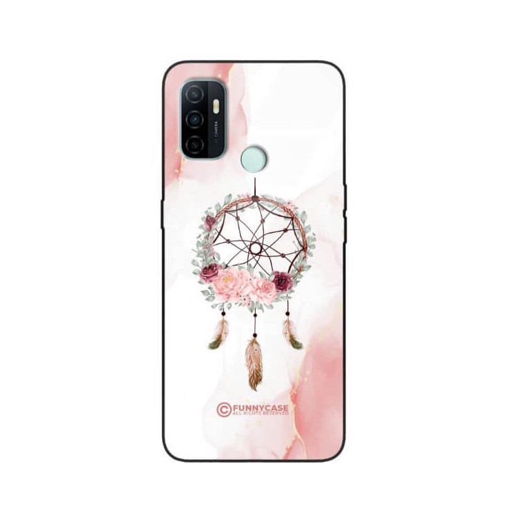 ETUI BLACK CASE GLASS NA TELEFON OPPO A33 ŁAPACZ SNÓW BOHO