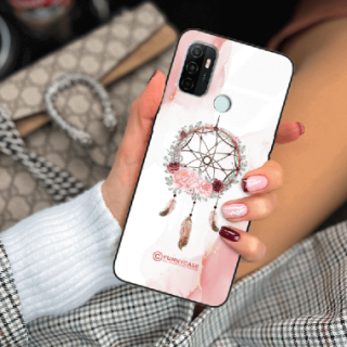 ETUI BLACK CASE GLASS NA TELEFON OPPO A33 ŁAPACZ SNÓW BOHO