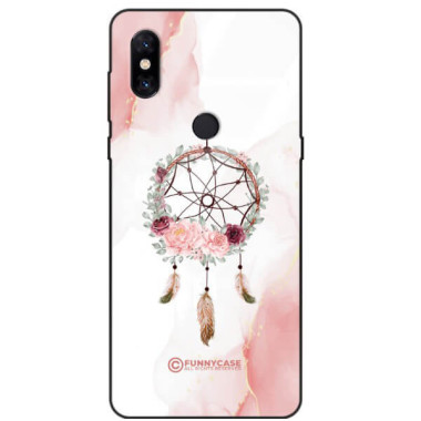 ETUI BLACK CASE GLASS NA TELEFON XIAOMI Mi MIX 3 ŁAPACZ SNÓW BOHO