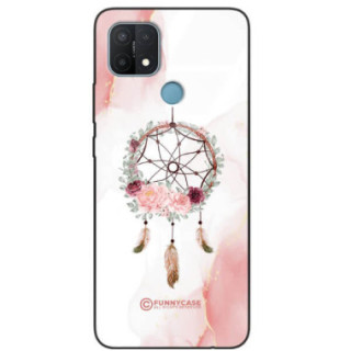 ETUI BLACK CASE GLASS NA TELEFON OPPO A15 / A15s / A35 ŁAPACZ SNÓW BOHO