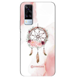 ETUI BLACK CASE GLASS NA TELEFON VIVO Y51 2020 ŁAPACZ SNÓW BOHO