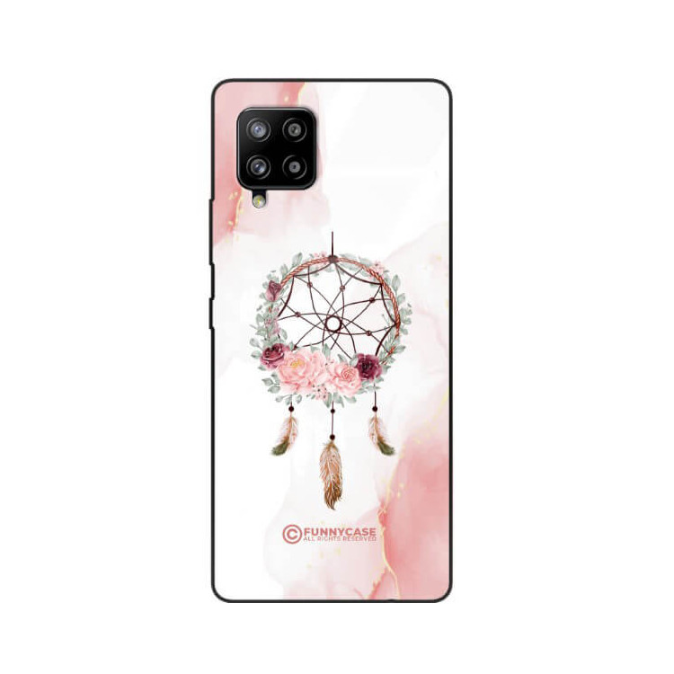 ETUI BLACK CASE GLASS NA TELEFON SAMSUNG GALAXY A42 5G ŁAPACZ SNÓW BOHO