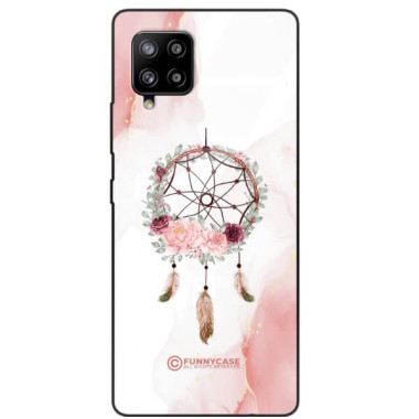 ETUI BLACK CASE GLASS NA TELEFON SAMSUNG GALAXY A42 5G ŁAPACZ SNÓW BOHO