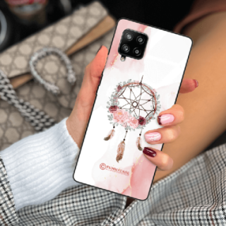 ETUI BLACK CASE GLASS NA TELEFON SAMSUNG GALAXY A42 5G ŁAPACZ SNÓW BOHO