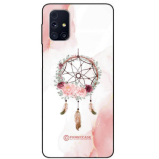 ETUI BLACK CASE GLASS NA TELEFON SAMSUNG GALAXY M31S ŁAPACZ SNÓW BOHO