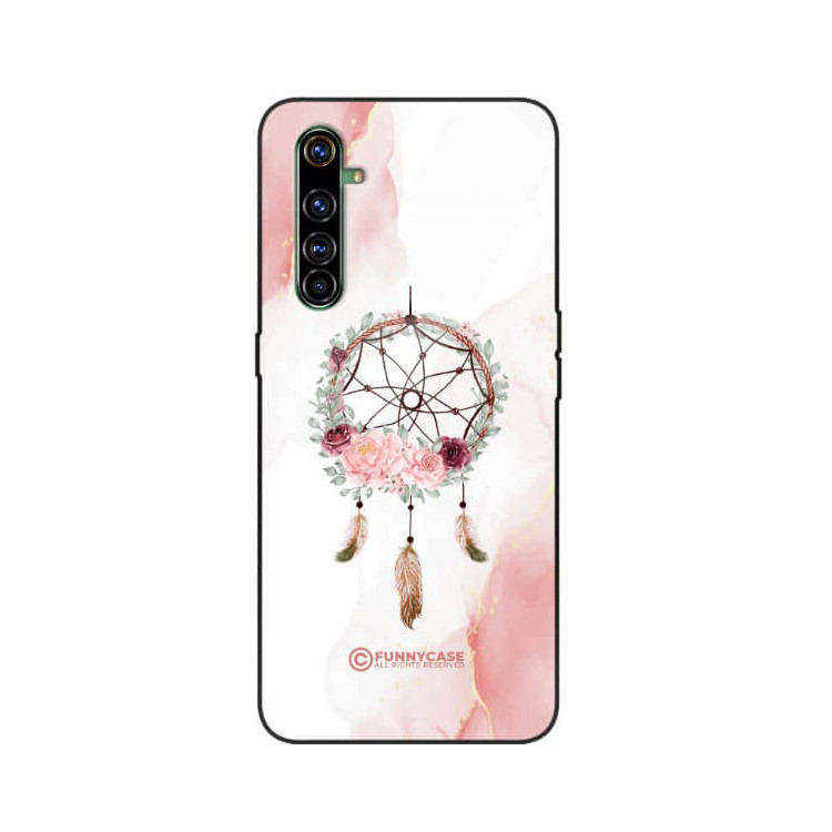 ETUI BLACK CASE GLASS NA TELEFON REALME X50 PRO ŁAPACZ SNÓW BOHO