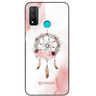 ETUI BLACK CASE GLASS NA TELEFON HUAWEI P SMART 2020 ŁAPACZ SNÓW BOHO