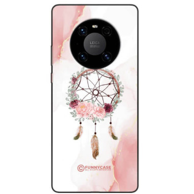 ETUI BLACK CASE GLASS NA TELEFON HUAWEI MATE 40 PRO ŁAPACZ SNÓW BOHO