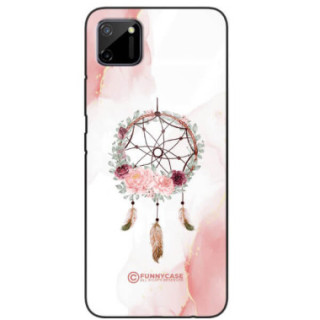 ETUI BLACK CASE GLASS NA TELEFON REALME C11 ŁAPACZ SNÓW BOHO