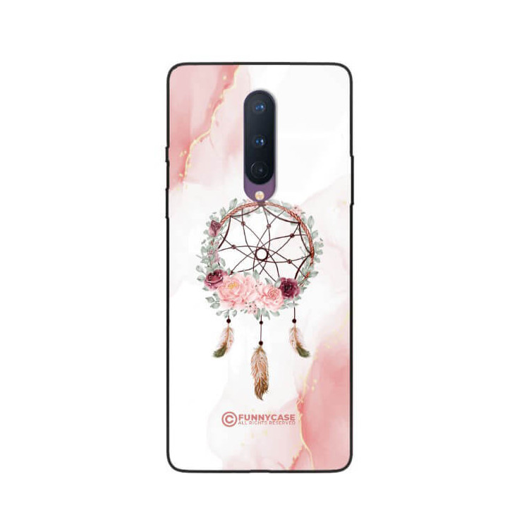 ETUI BLACK CASE GLASS NA TELEFON ONEPLUS 8 ŁAPACZ SNÓW BOHO