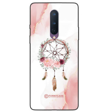 ETUI BLACK CASE GLASS NA TELEFON ONEPLUS 8 ŁAPACZ SNÓW BOHO