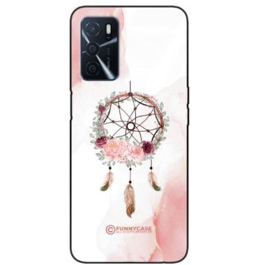 ETUI BLACK CASE GLASS NA TELEFON OPPO A16 / A16S ŁAPACZ SNÓW BOHO