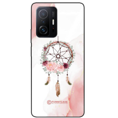 ETUI BLACK CASE GLASS NA TELEFON XIAOMI 11T / 11T 5G ŁAPACZ SNÓW BOHO