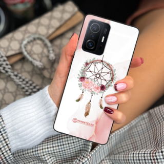 ETUI BLACK CASE GLASS NA TELEFON XIAOMI 11T / 11T 5G ŁAPACZ SNÓW BOHO