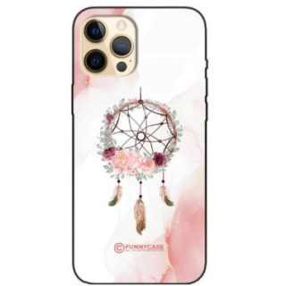 ETUI BLACK CASE GLASS NA TELEFON APPLE IPHONE 12 PRO MAX ŁAPACZ SNÓW BOHO