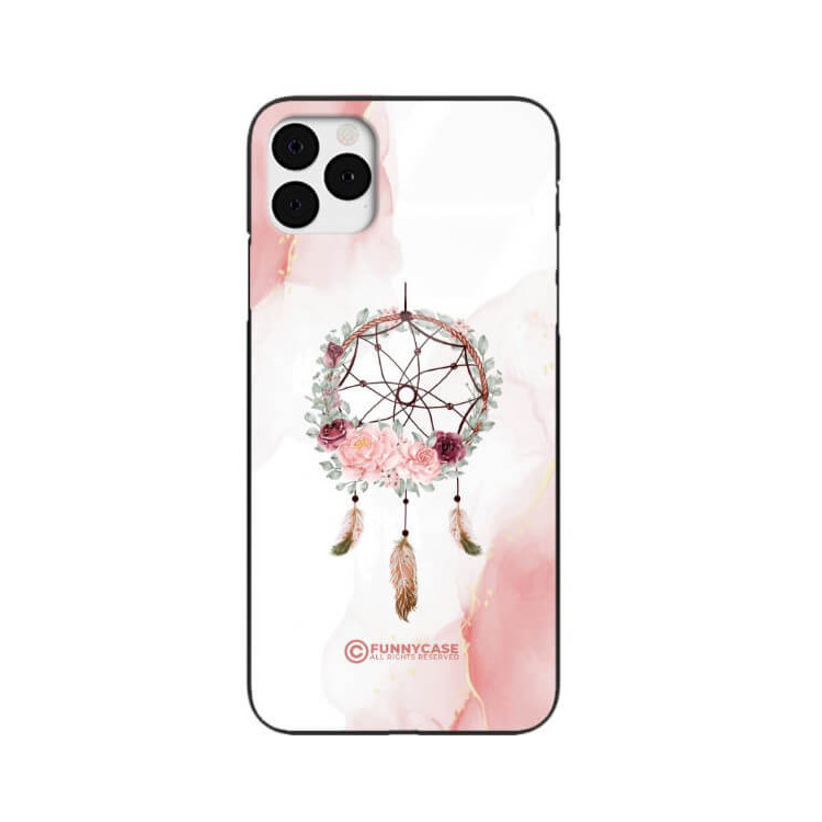 ETUI BLACK CASE GLASS NA TELEFON APPLE IPHONE 11 PRO MAX ŁAPACZ SNÓW BOHO