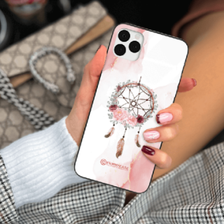 ETUI BLACK CASE GLASS NA TELEFON APPLE IPHONE 11 PRO MAX ŁAPACZ SNÓW BOHO