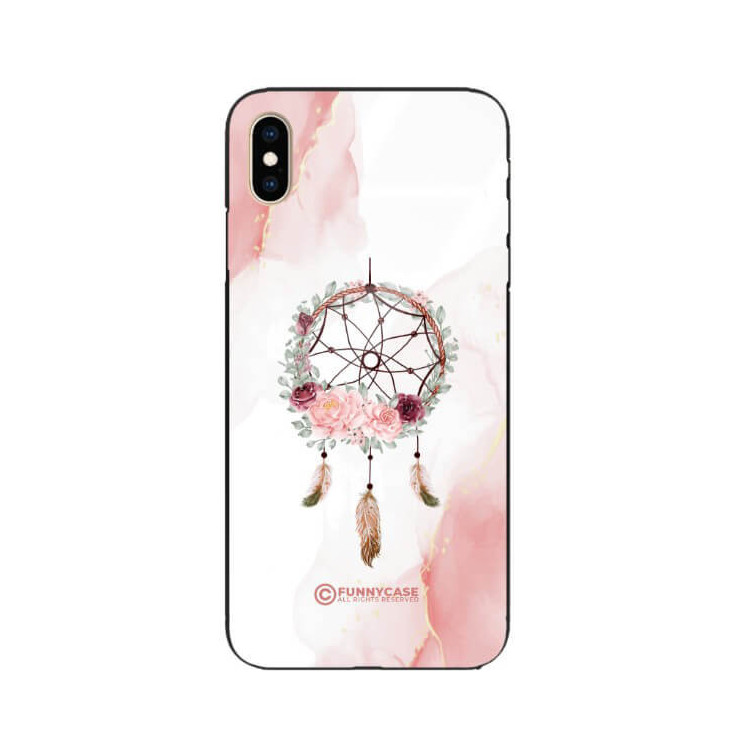 ETUI BLACK CASE GLASS NA TELEFON APPLE IPHONE XS MAX ŁAPACZ SNÓW BOHO