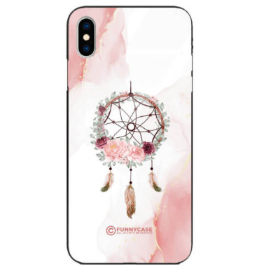 ETUI BLACK CASE GLASS NA TELEFON APPLE IPHONE XS ŁAPACZ SNÓW BOHO