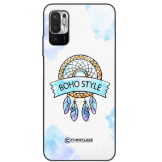 ETUI BLACK CASE GLASS NA TELEFON XIAOMI REDMI NOTE 10 5G MAKRAMA BOHO