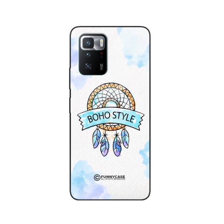 ETUI BLACK CASE GLASS NA TELEFON XIAOMI REDMI NOTE 10 PRO 5G / 10 PRO CHINA MAKRAMA BOHO