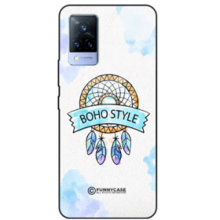 ETUI BLACK CASE GLASS NA TELEFON VIVO V21 / V21 5G MAKRAMA BOHO