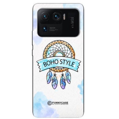 ETUI BLACK CASE GLASS NA TELEFON XIAOMI Mi 11 ULTRA MAKRAMA BOHO