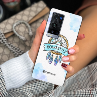 ETUI BLACK CASE GLASS NA TELEFON VIVO X60 PRO PLUS MAKRAMA BOHO