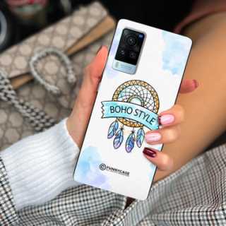 ETUI BLACK CASE GLASS NA TELEFON VIVO X60 PRO MAKRAMA BOHO