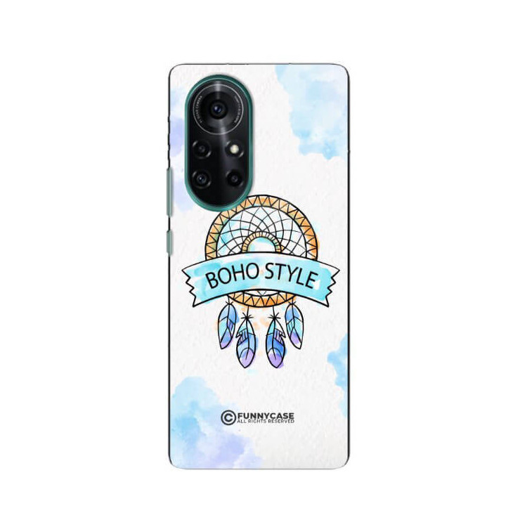 ETUI BLACK CASE GLASS NA TELEFON HUAWEI NOVA 8 PRO MAKRAMA BOHO