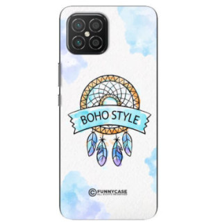 ETUI BLACK CASE GLASS NA TELEFON HUAWEI NOVA 8 SE MAKRAMA BOHO