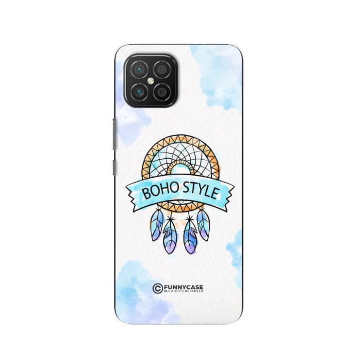 ETUI BLACK CASE GLASS NA TELEFON HUAWEI NOVA 8 SE MAKRAMA BOHO