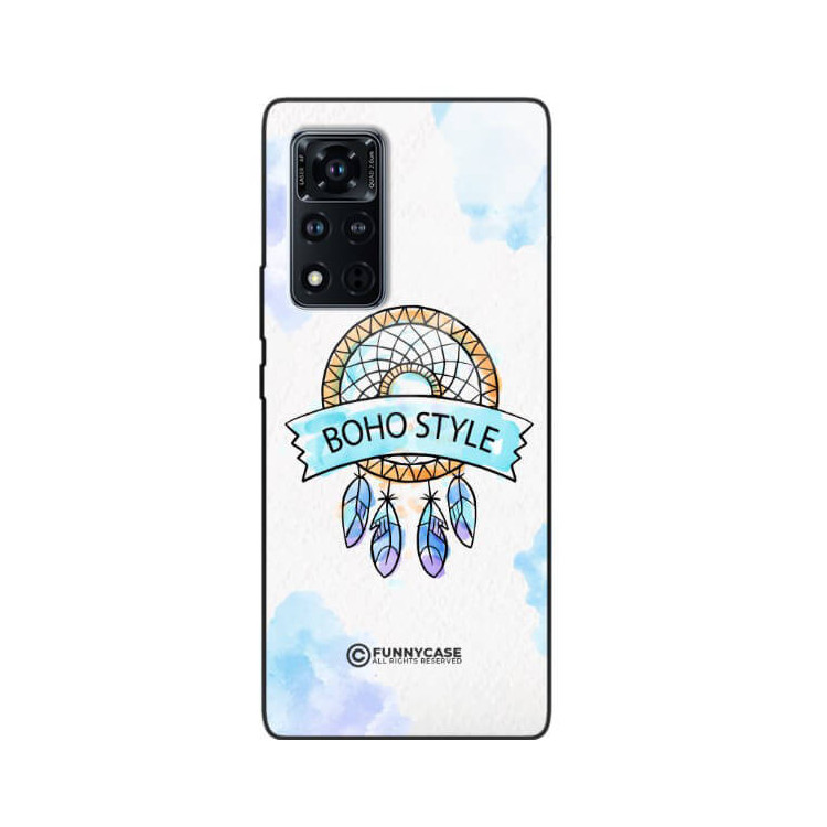 ETUI BLACK CASE GLASS NA TELEFON HUAWEI HONOR VIEW 40 V40 5G MAKRAMA BOHO