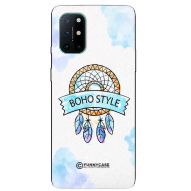 ETUI BLACK CASE GLASS NA TELEFON ONEPLUS 8T MAKRAMA BOHO