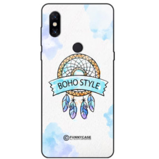 ETUI BLACK CASE GLASS NA TELEFON XIAOMI Mi MIX 3 MAKRAMA BOHO