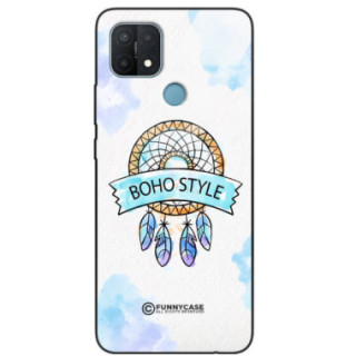 ETUI BLACK CASE GLASS NA TELEFON OPPO A15 / A15s / A35 MAKRAMA BOHO