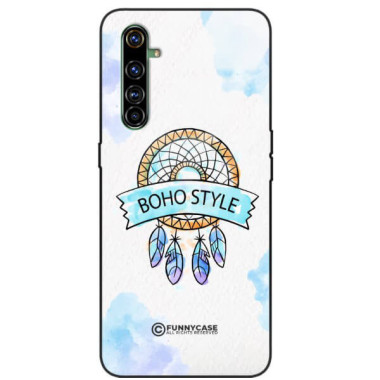 ETUI BLACK CASE GLASS NA TELEFON REALME X50 PRO MAKRAMA BOHO