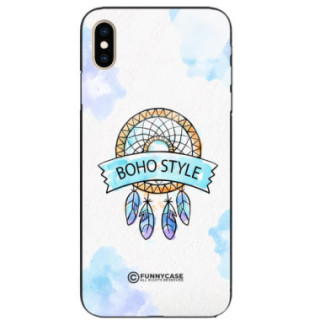 ETUI BLACK CASE GLASS NA TELEFON APPLE IPHONE XS MAX MAKRAMA BOHO