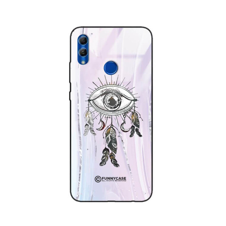 ETUI BLACK CASE GLASS NA TELEFON HUAWEI HONOR 10 LITE OKO AZTEKÓW