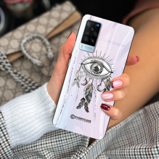 ETUI BLACK CASE GLASS NA TELEFON VIVO X60 OKO AZTEKÓW